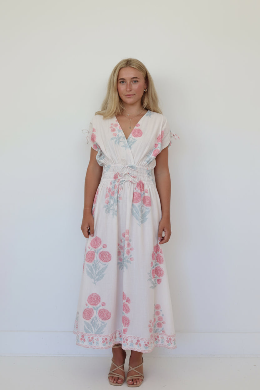 Dakota Dress in Blush Bloom
