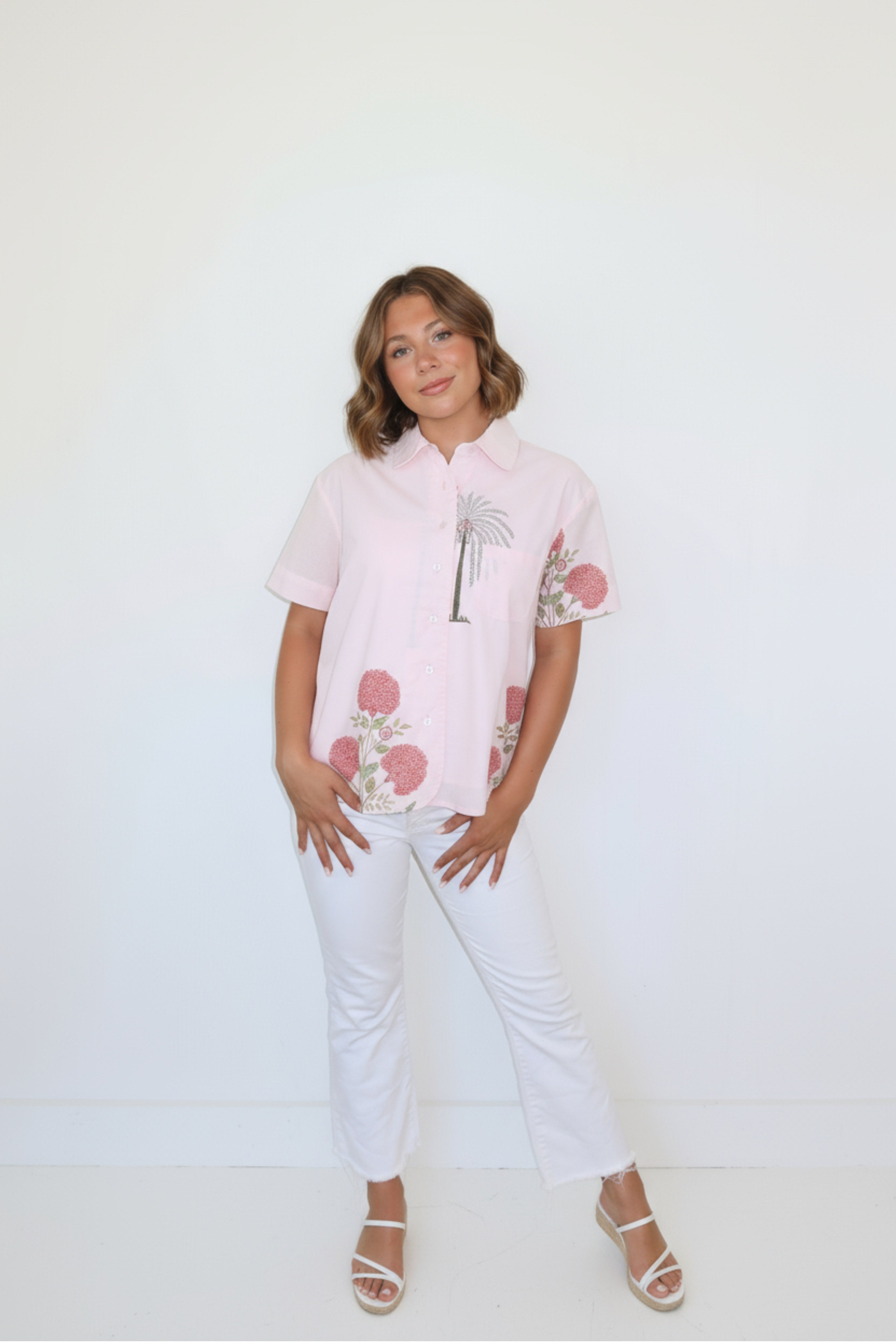 Wren Shirt in Montauk Floral