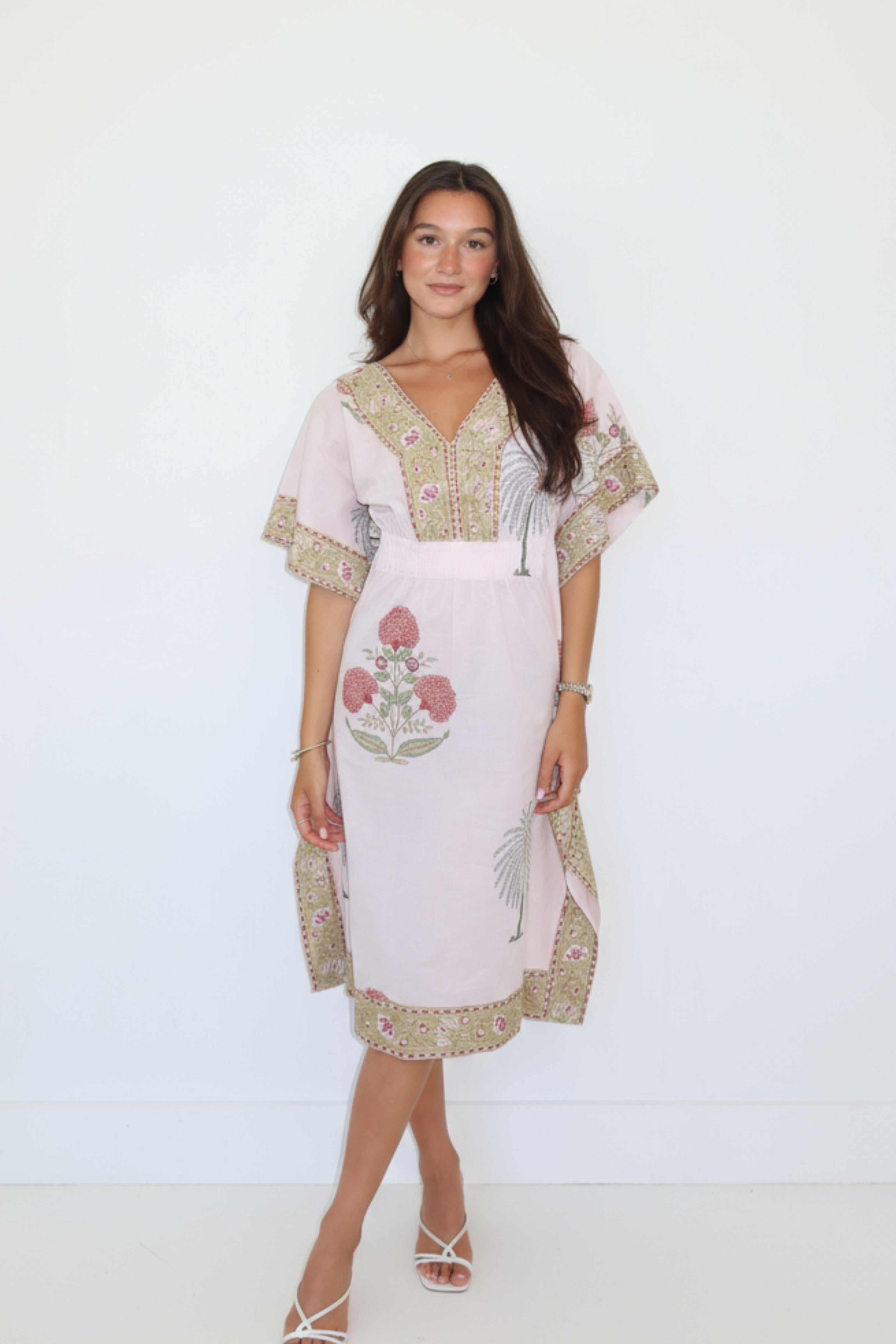 Santorini Kaftan in Montauk Floral