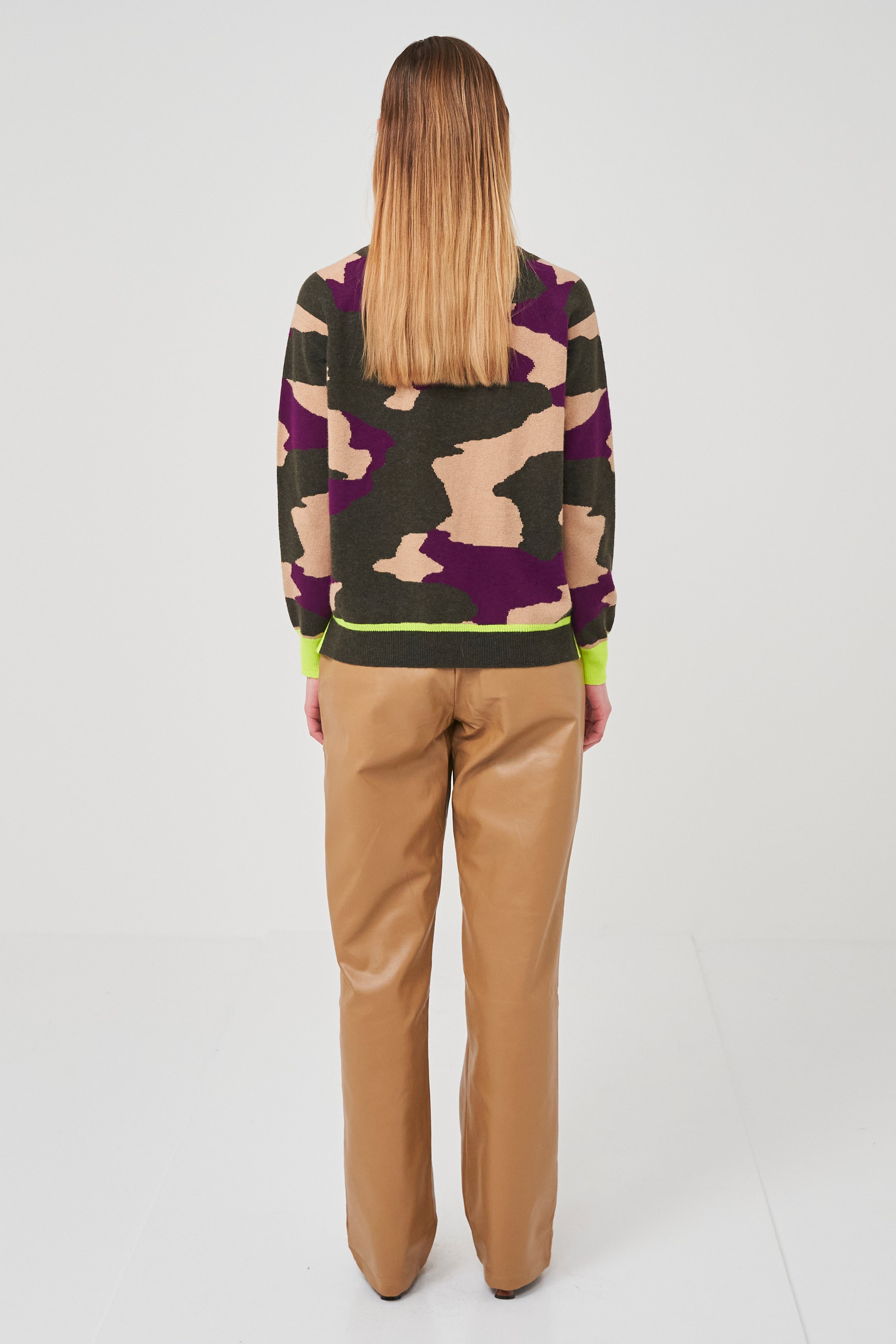 Brodie Cora Camo Sweater