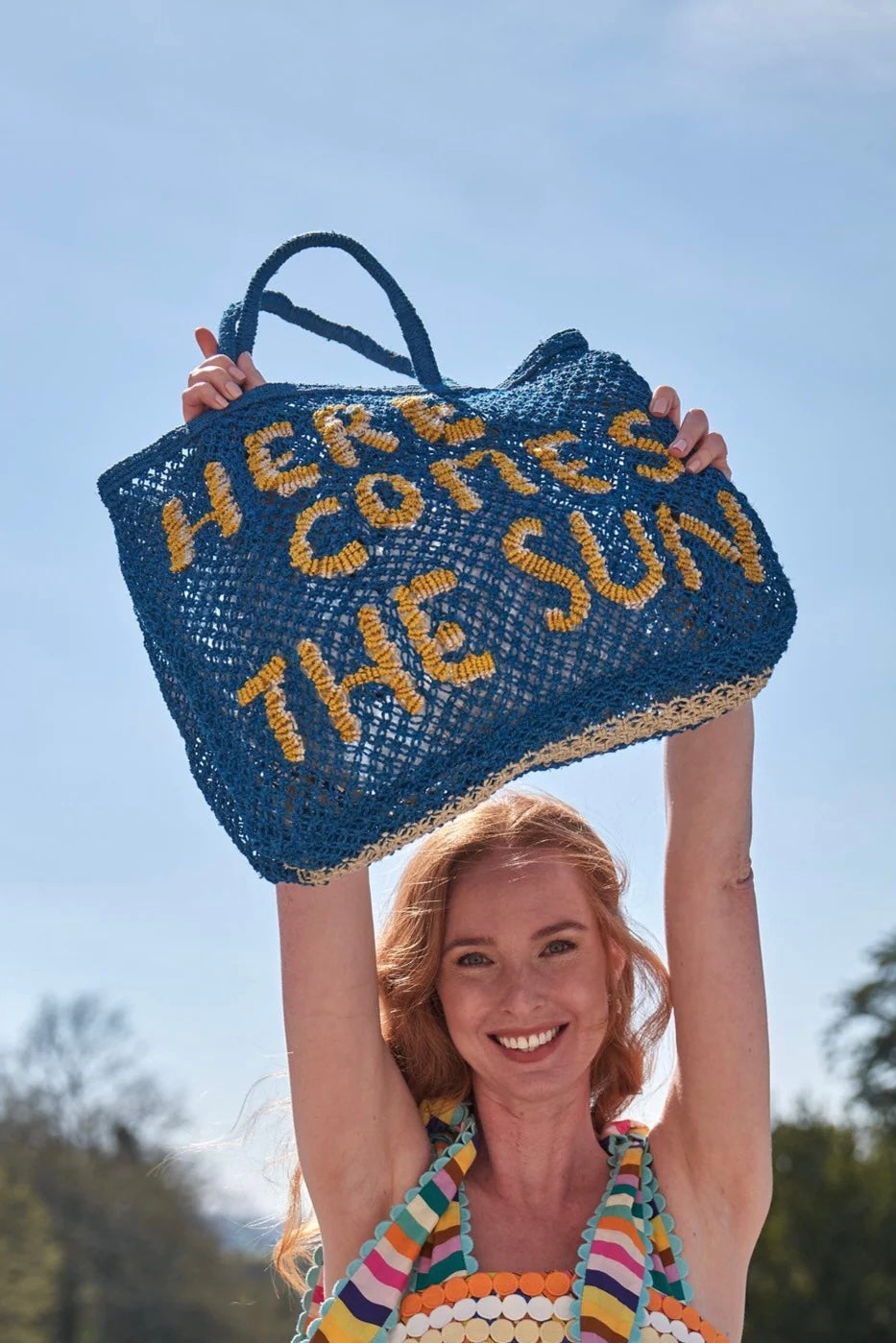 The Jacksons Here Comes The Sun Large Tote
